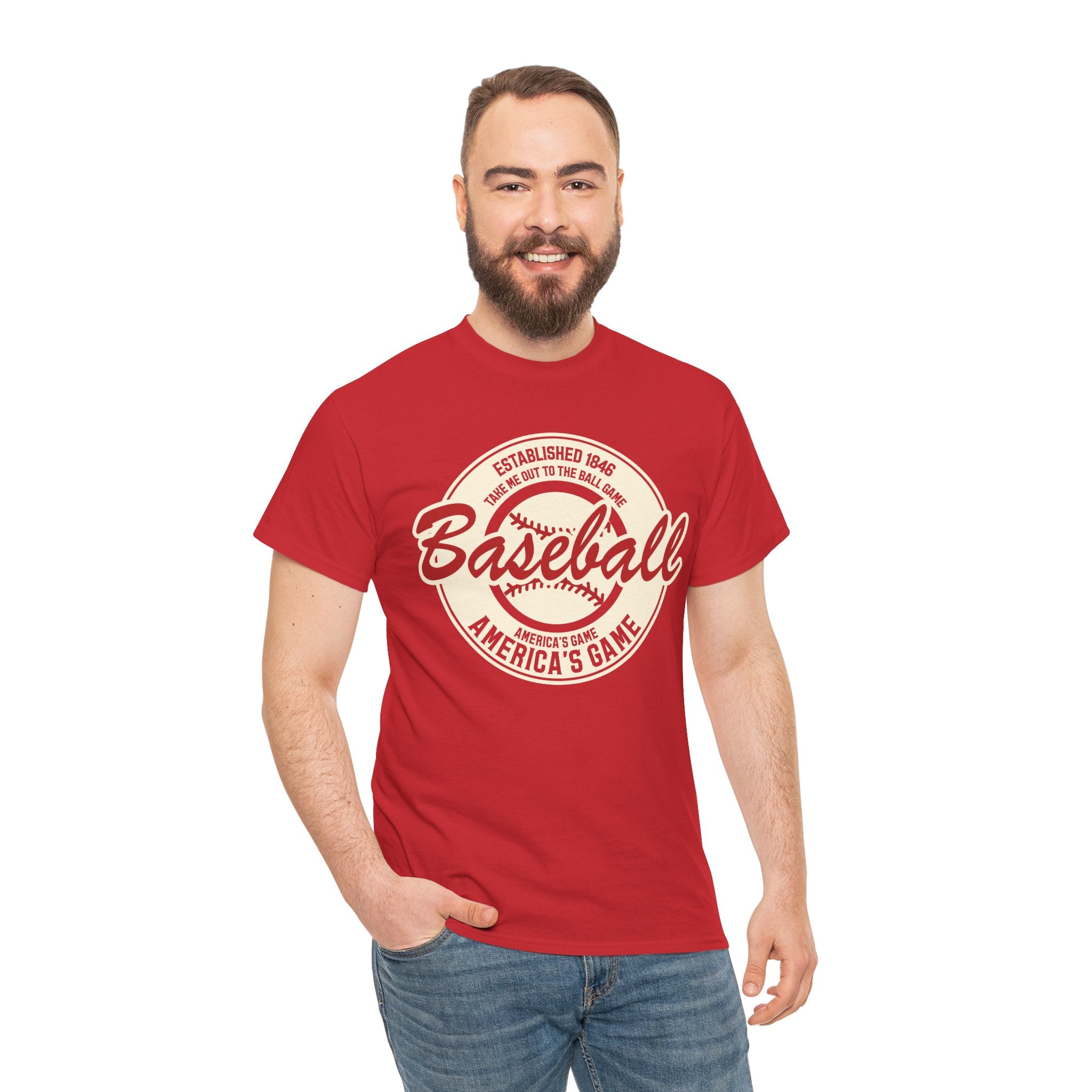 Vintage 'America's Game' Baseball T-Shirt — Retro Baseball Fan Tee