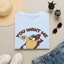 T-Shirt — Vintage Taz 'You Want Me To Do What?' Cartoon Graphic Tee