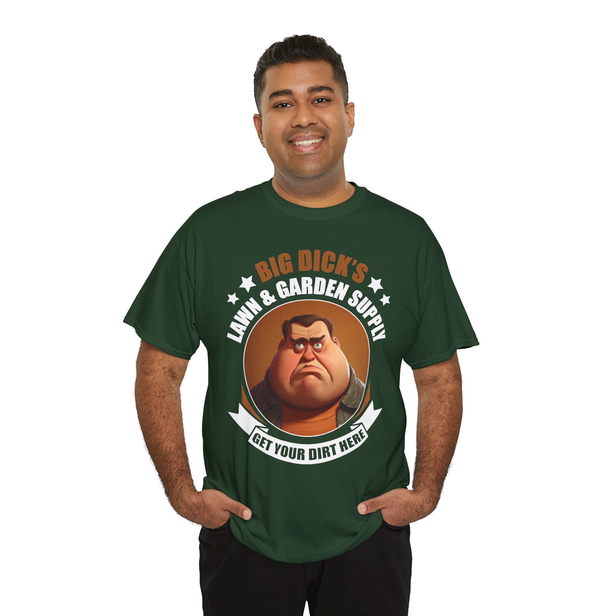 Get Your Dirt Here Lawn & Garden Shop T-Shirt – Funny Gardener Tee