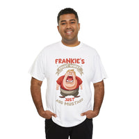 Frankie's Kraut Wurst Funny Graphic Tee — "Just Add Mustard" Novelty T-Shirt
