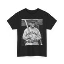 Vintage Chicago Baseball Photo T-Shirt — Retro Black & White Player Legend Tee