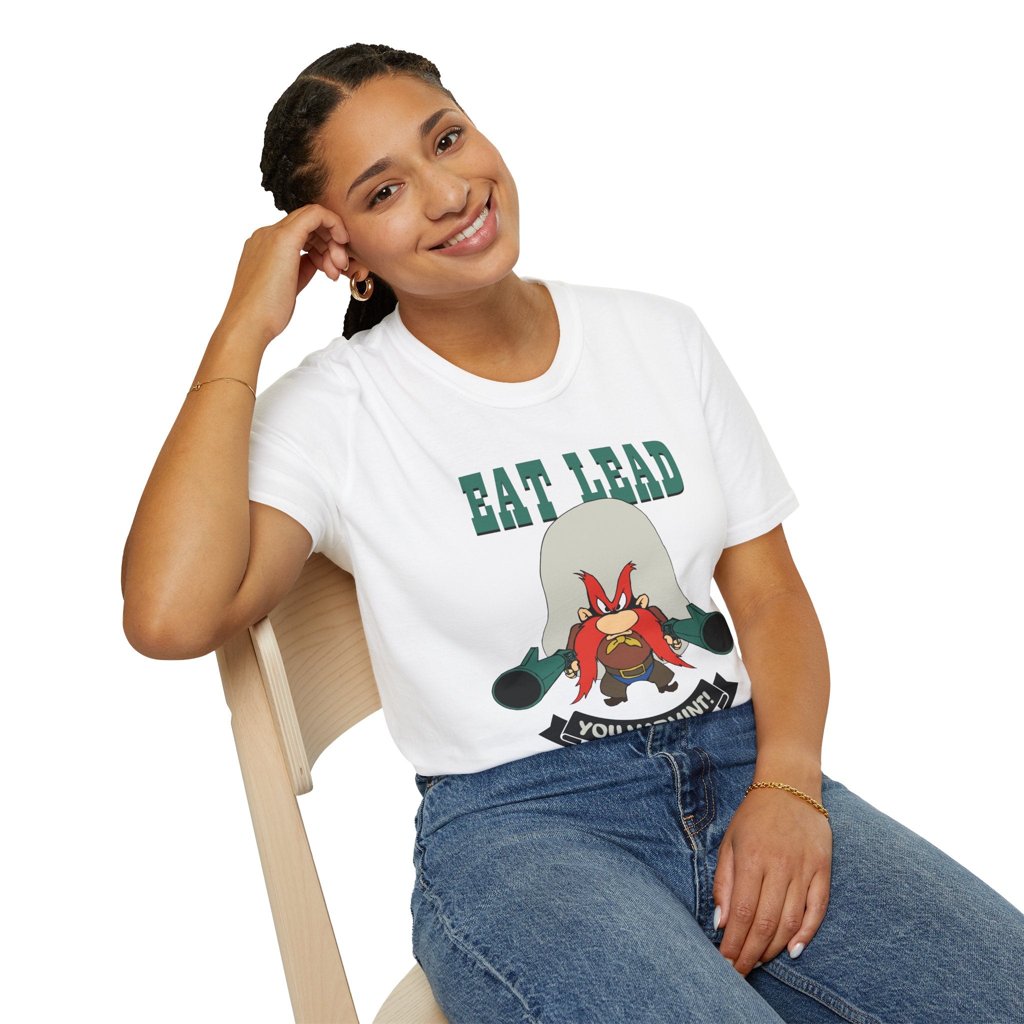 Eat Lead Varmint T-Shirt — Funny Looney Tunes-Inspired Graphic Tee