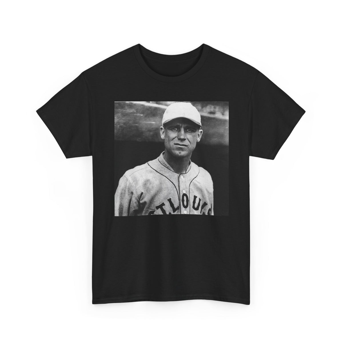 Vintage Baseball Photo Tee — St. Louis Retro Player Graphic T-Shirt