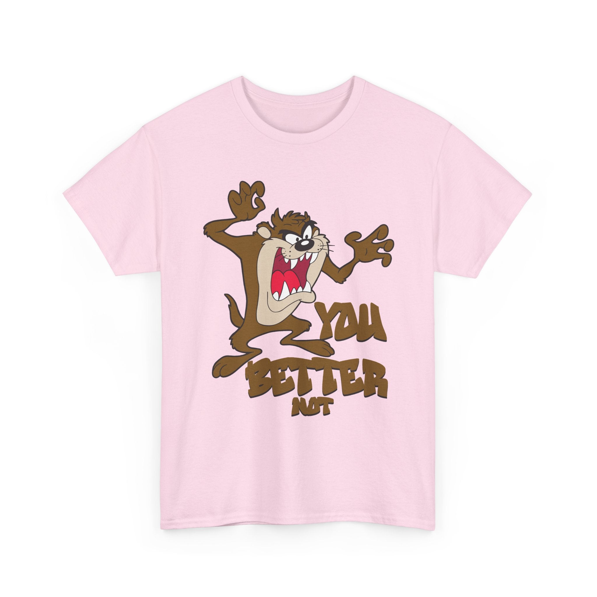 Cartoon Tasmanian Devil "You Better Not" Graphic Tee