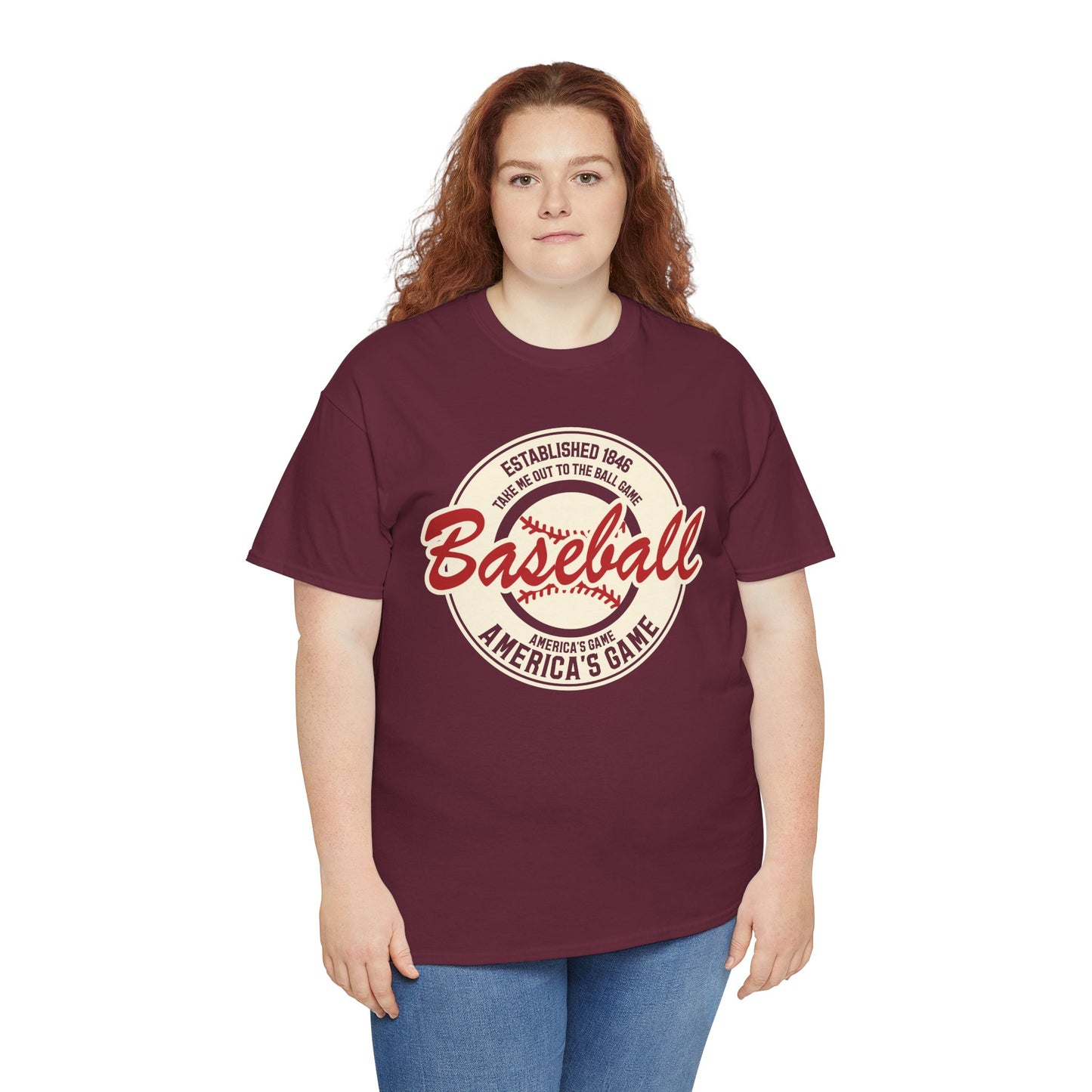 Vintage 'America's Game' Baseball T-Shirt — Retro Baseball Fan Tee