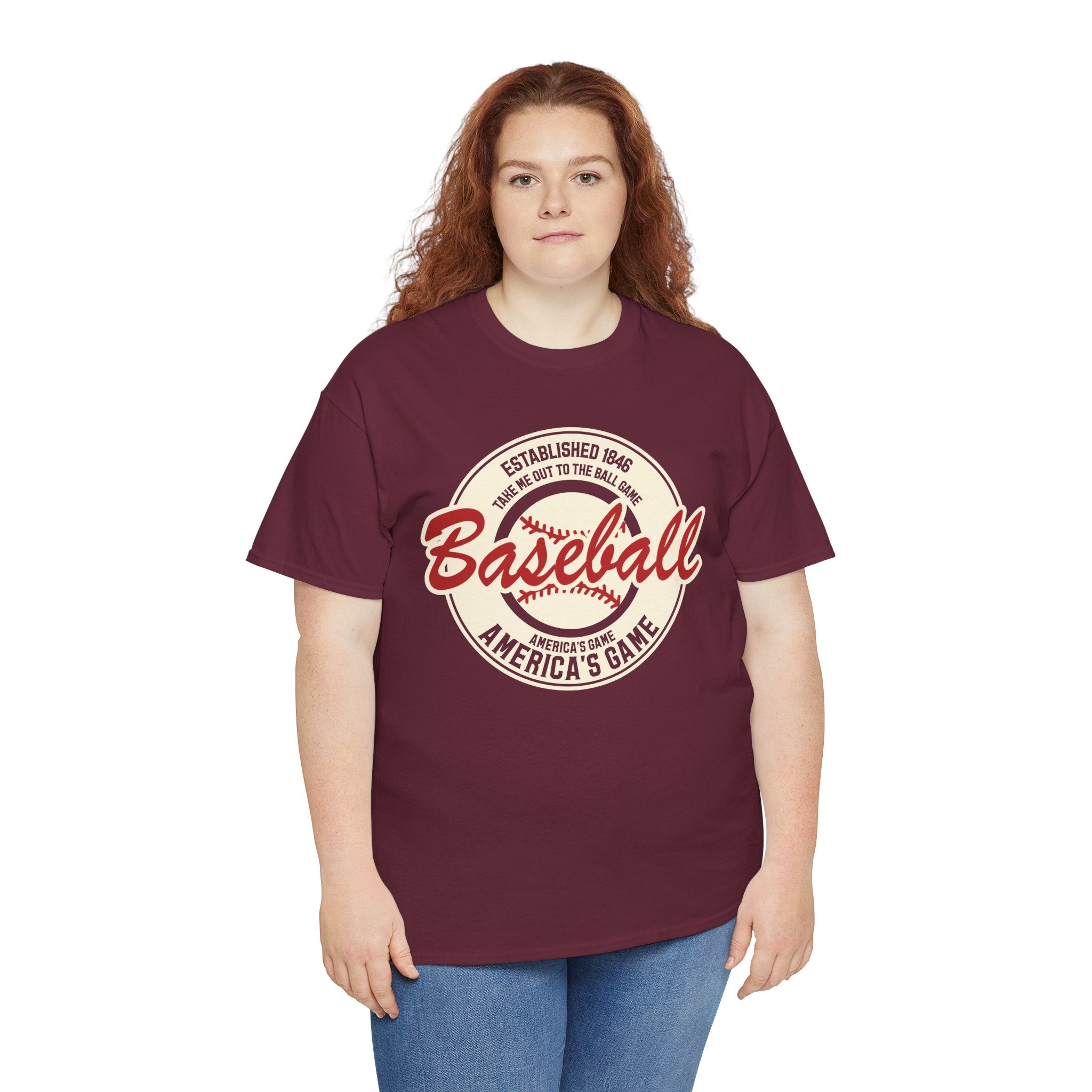 Vintage 'America's Game' Baseball T-Shirt — Retro Baseball Fan Tee