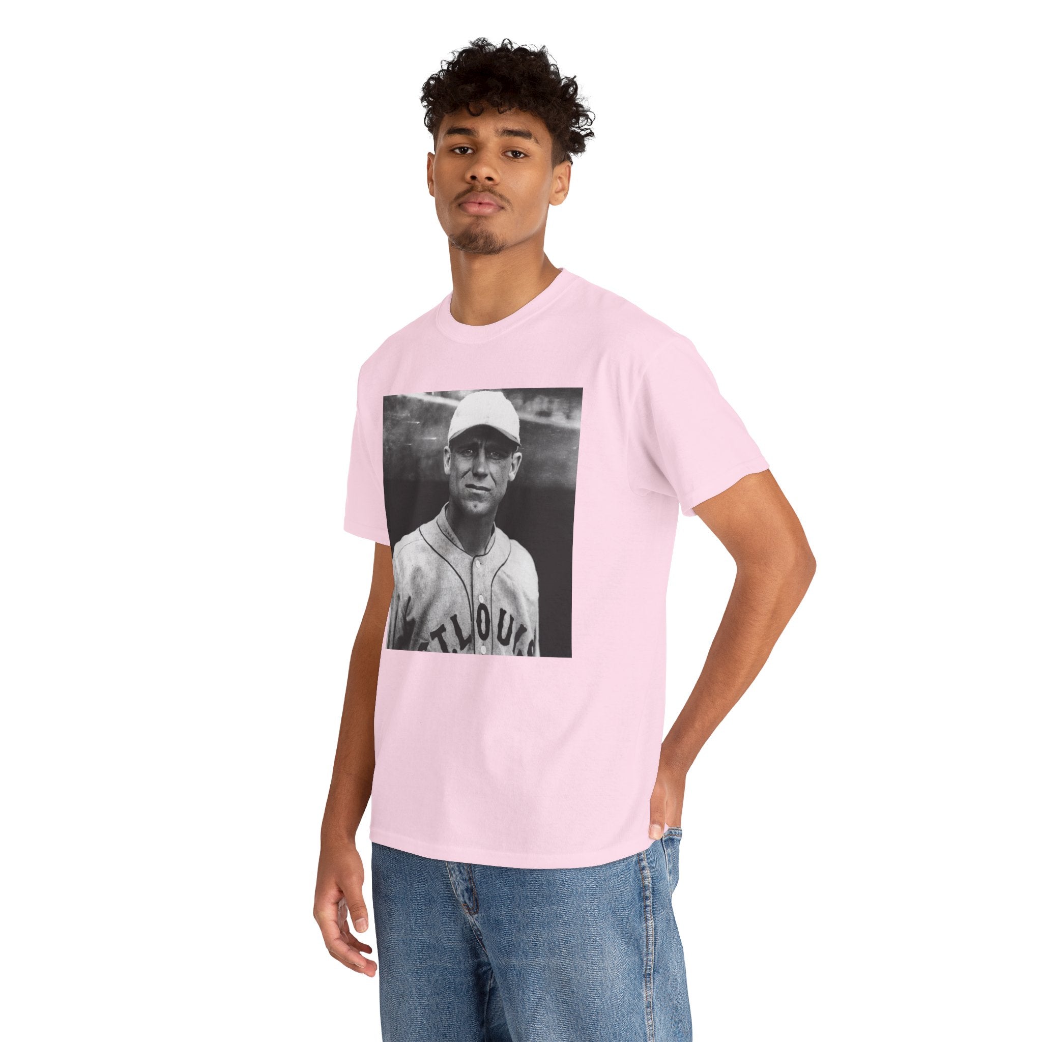 Vintage Baseball Player T-Shirt | Classic Sports Graphic Tee