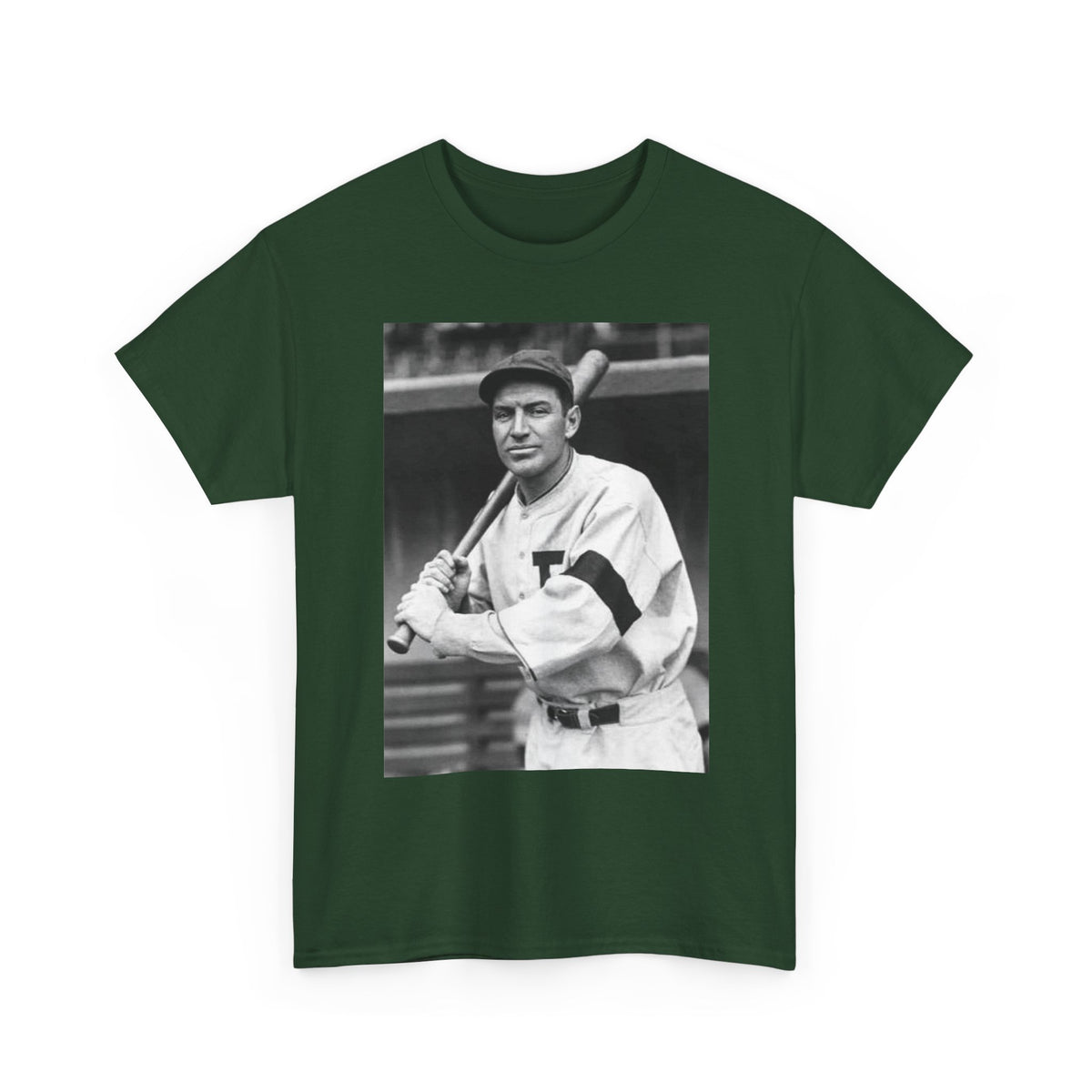 Retro Baseball Player T-Shirt - Old School Black & White Classic Legend Tee