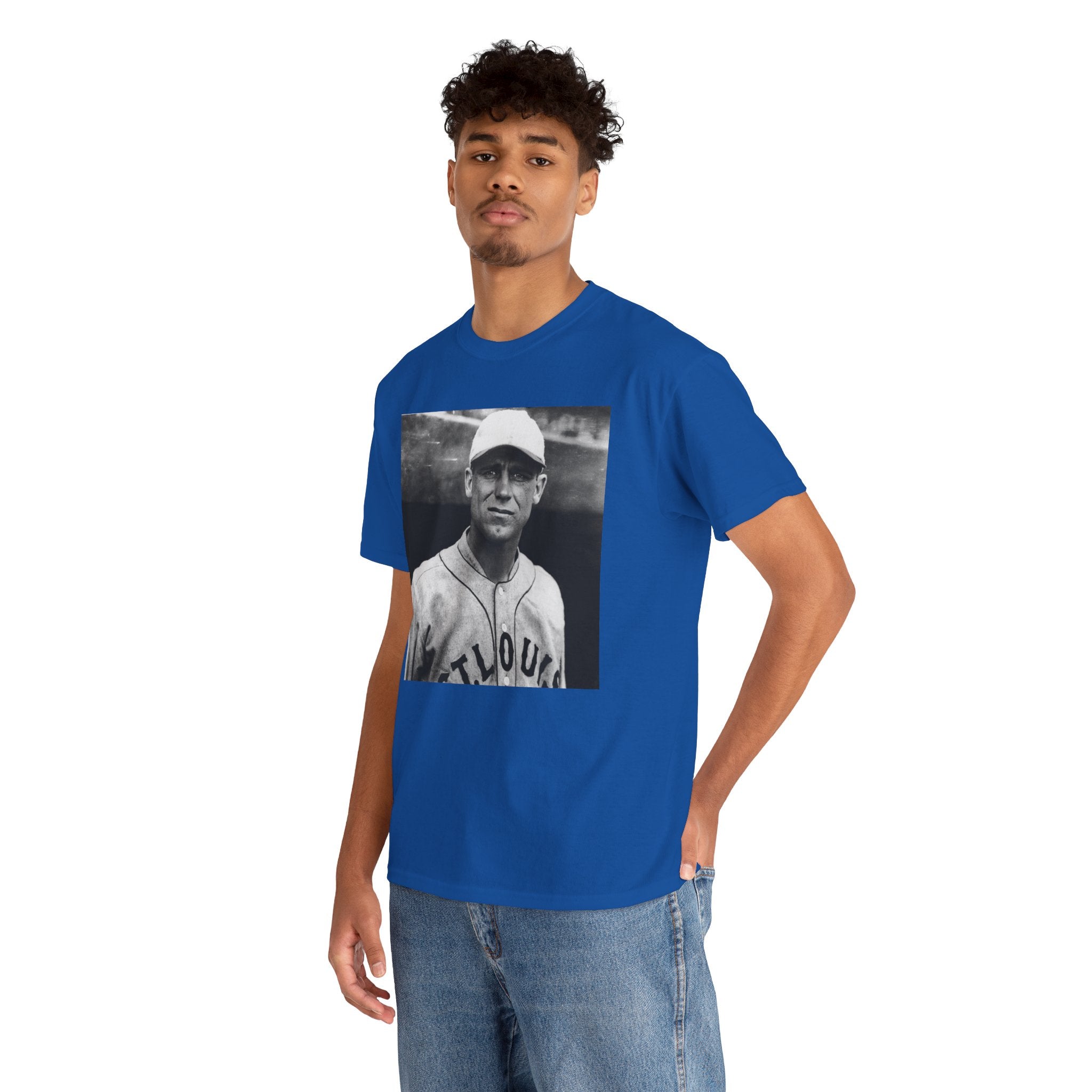 Vintage Baseball Player T-Shirt | Classic Sports Graphic Tee
