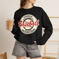 Vintage America's Game Sweatshirt - Classic Baseball Fan Crewneck
