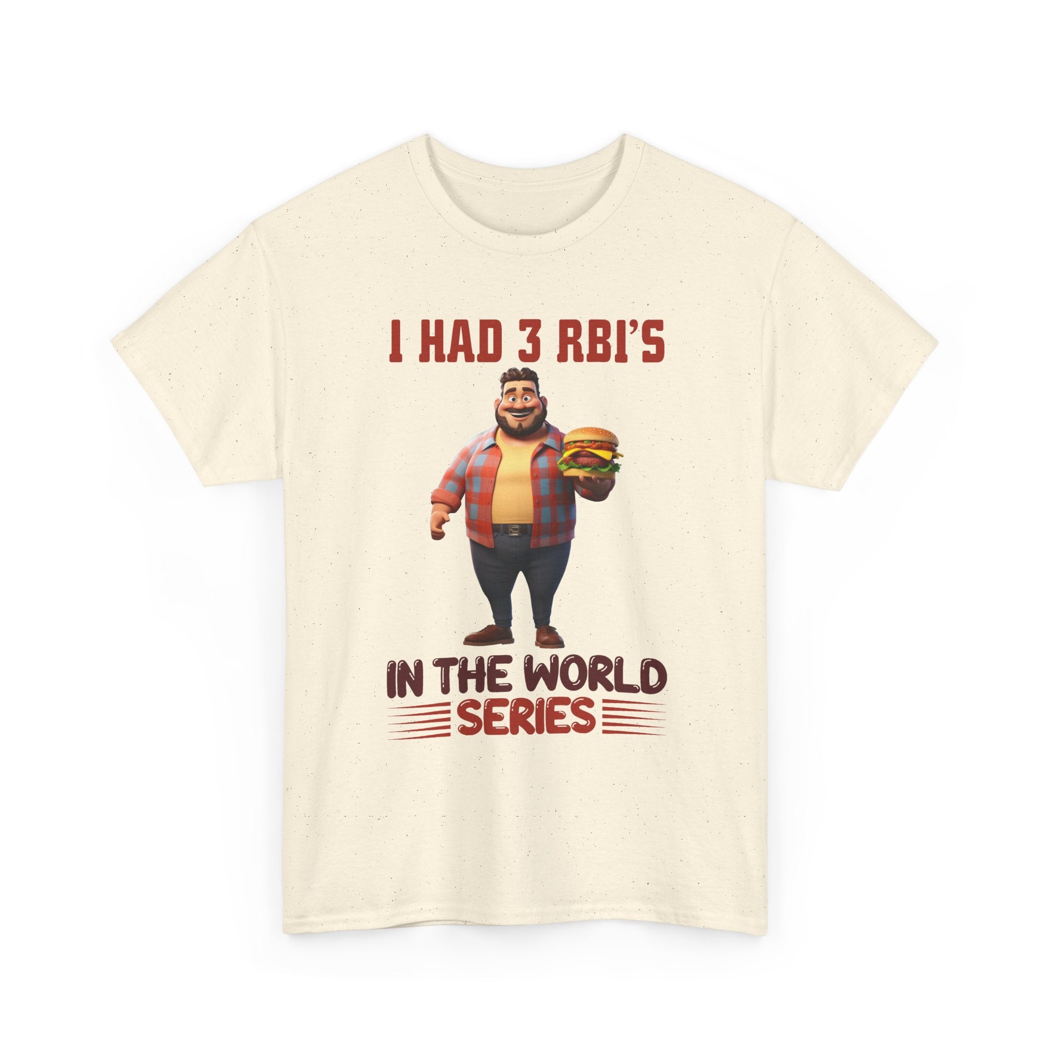 Baseball T‑Shirt — "I Had 3 RBI's in the World Series" Funny Fan Tee