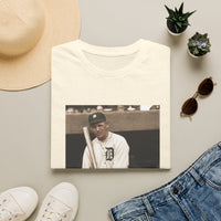 Vintage Baseball Photo T-Shirt — Classic Detroit Tigers Player Portrait