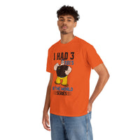 I Had 3 RBIs In the World Series Shirt - Funny Baseball Fan Graphic Tee