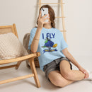 I Fly First Class Tee — Funny Witch on Broom Halloween T-Shirt