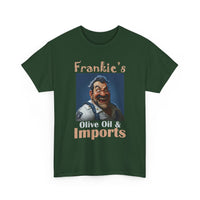 Frankie's Olive Oil & Imports T-Shirt — Vintage Funny Graphic Tee