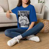 Vintage Baseball Player T-Shirt — Retro Chicago Baseball Graphic Tee
