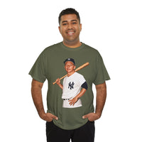 Vintage New York Yankees Baseball Player T-Shirt – Retro Batter Graphic Tee
