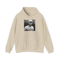 Vintage Baseball Player Hoodie — Classic Sports Graphic Pullover