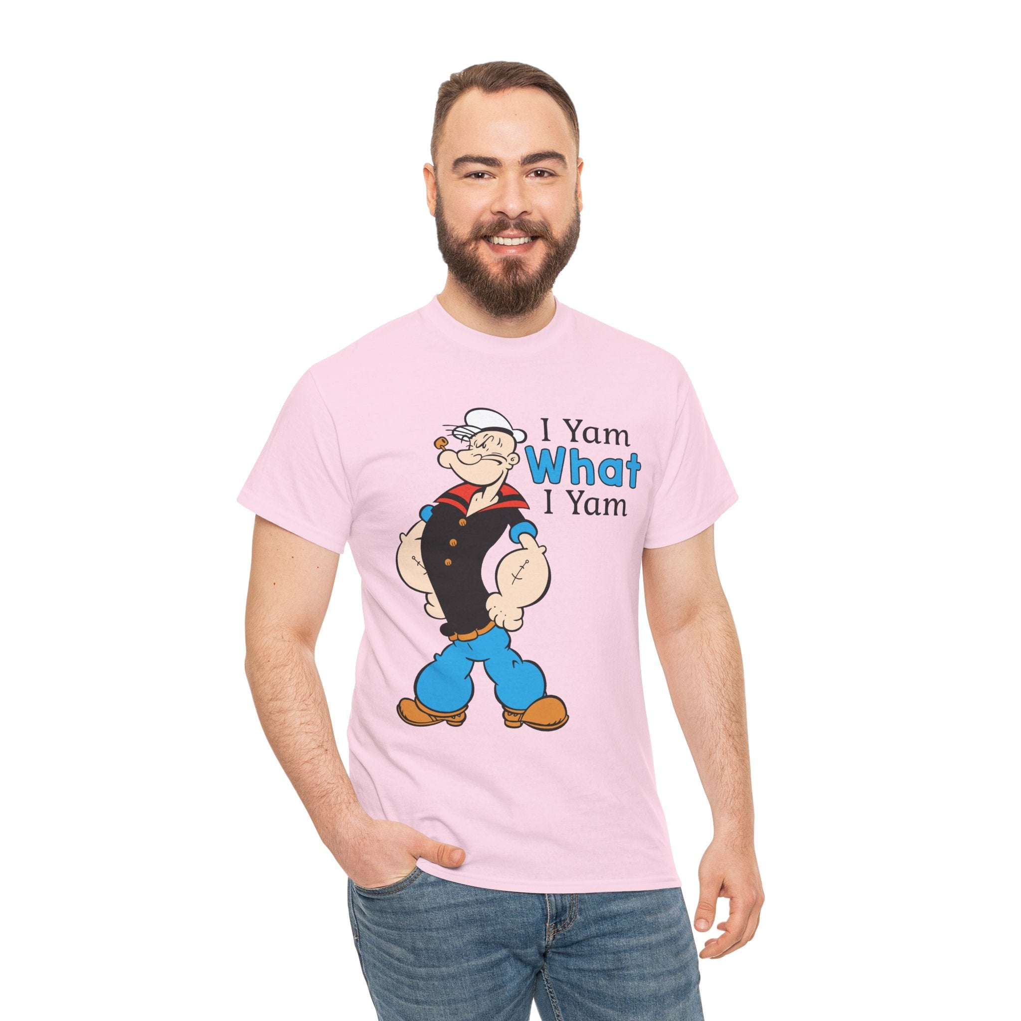 Funny “I Yam What I Yam” Classic Cartoon Graphic T-Shirt