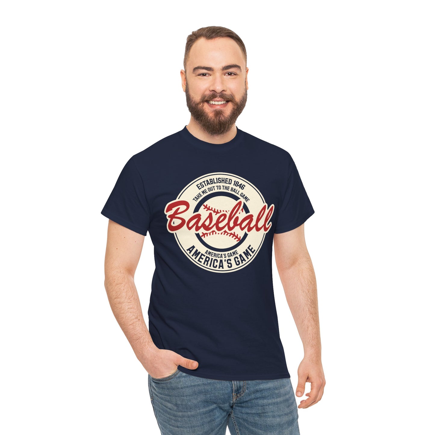 Vintage 'America's Game' Baseball T-Shirt — Retro Baseball Fan Tee