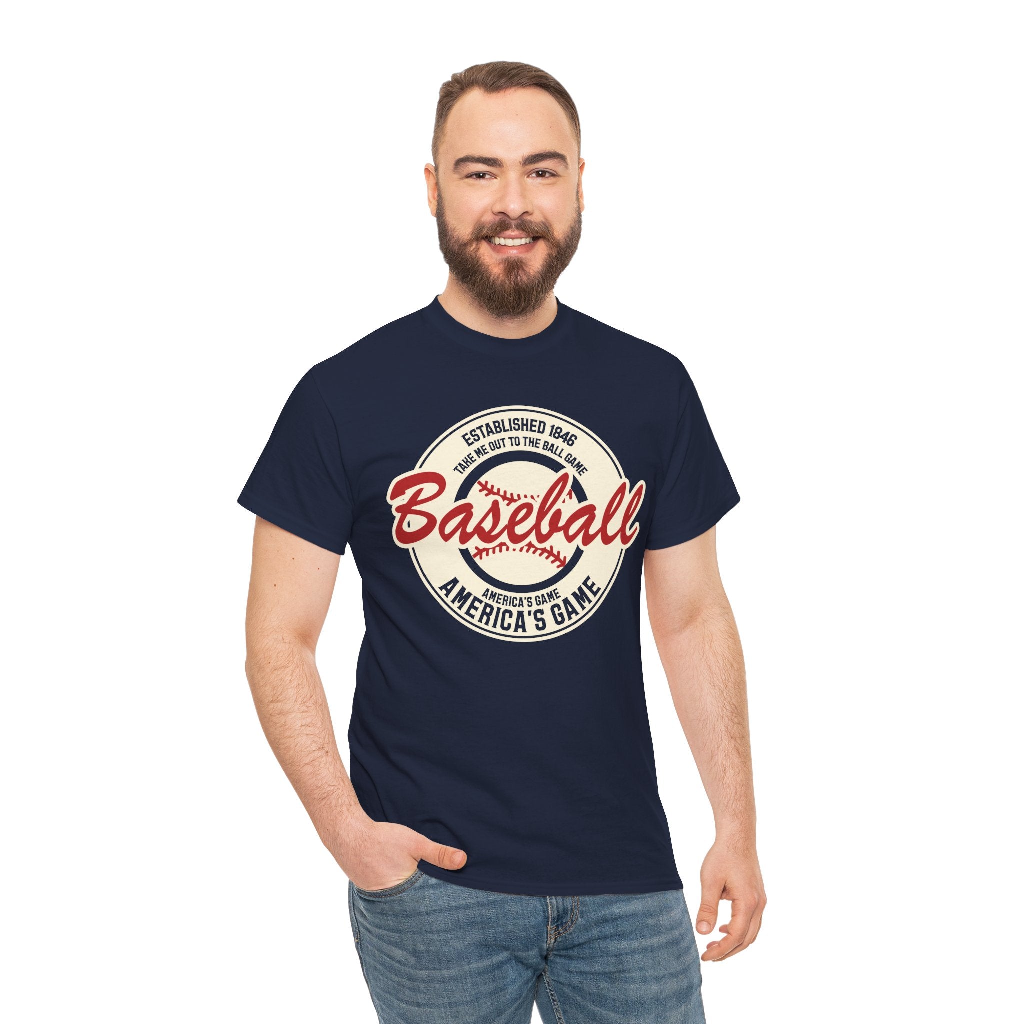 Vintage 'America's Game' Baseball T-Shirt — Retro Baseball Fan Tee