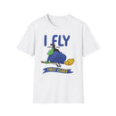 I Fly First Class T‑Shirt — Funny Travel Graphic Tee