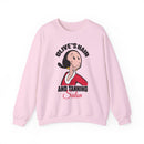 Olive's Hair & Tanning Salon Sweatshirt — Funny Retro Parody Graphic