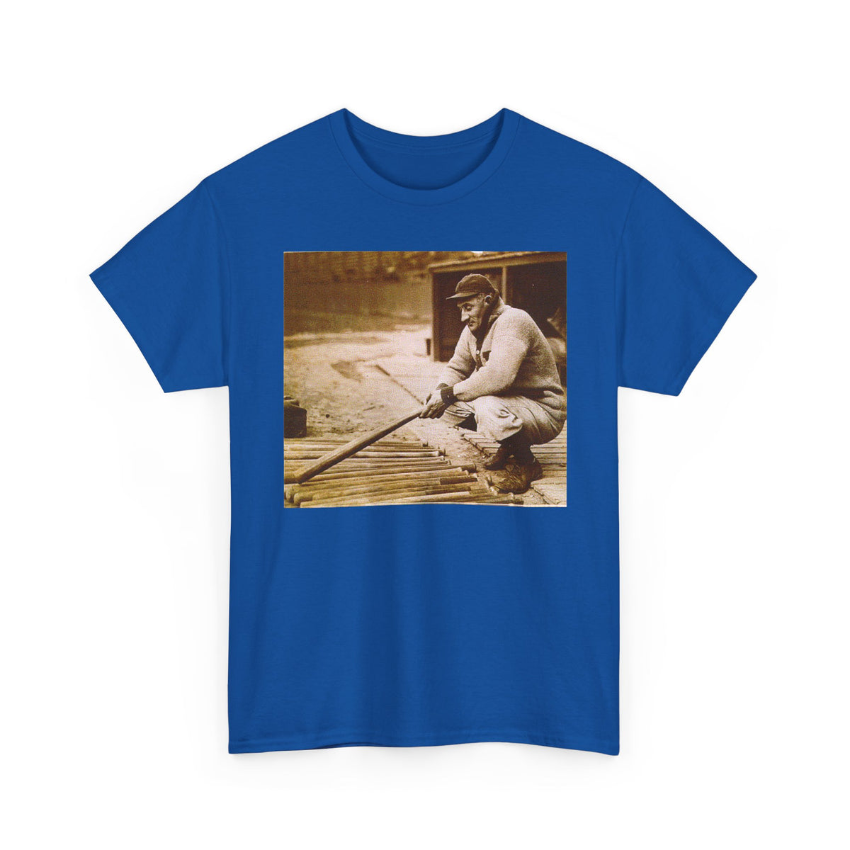 Vintage Baseball Photo T-Shirt – Retro Classic Baseball Player Tee
