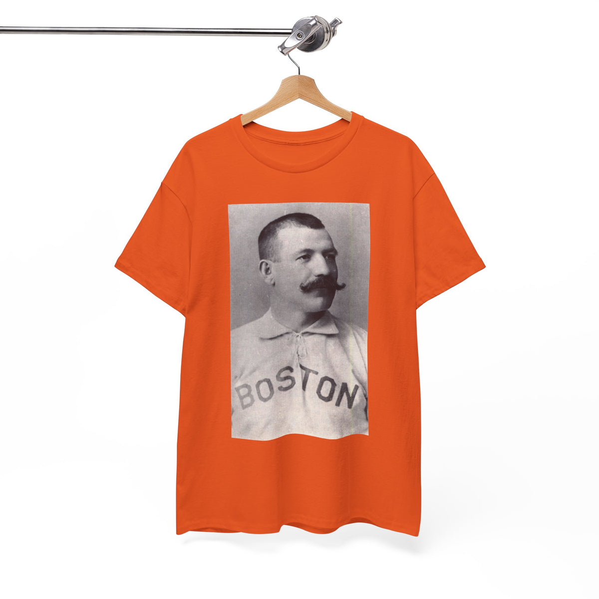 Vintage Boston Baseball Portrait T-Shirt – Retro Classic Baseball Graphic Tee