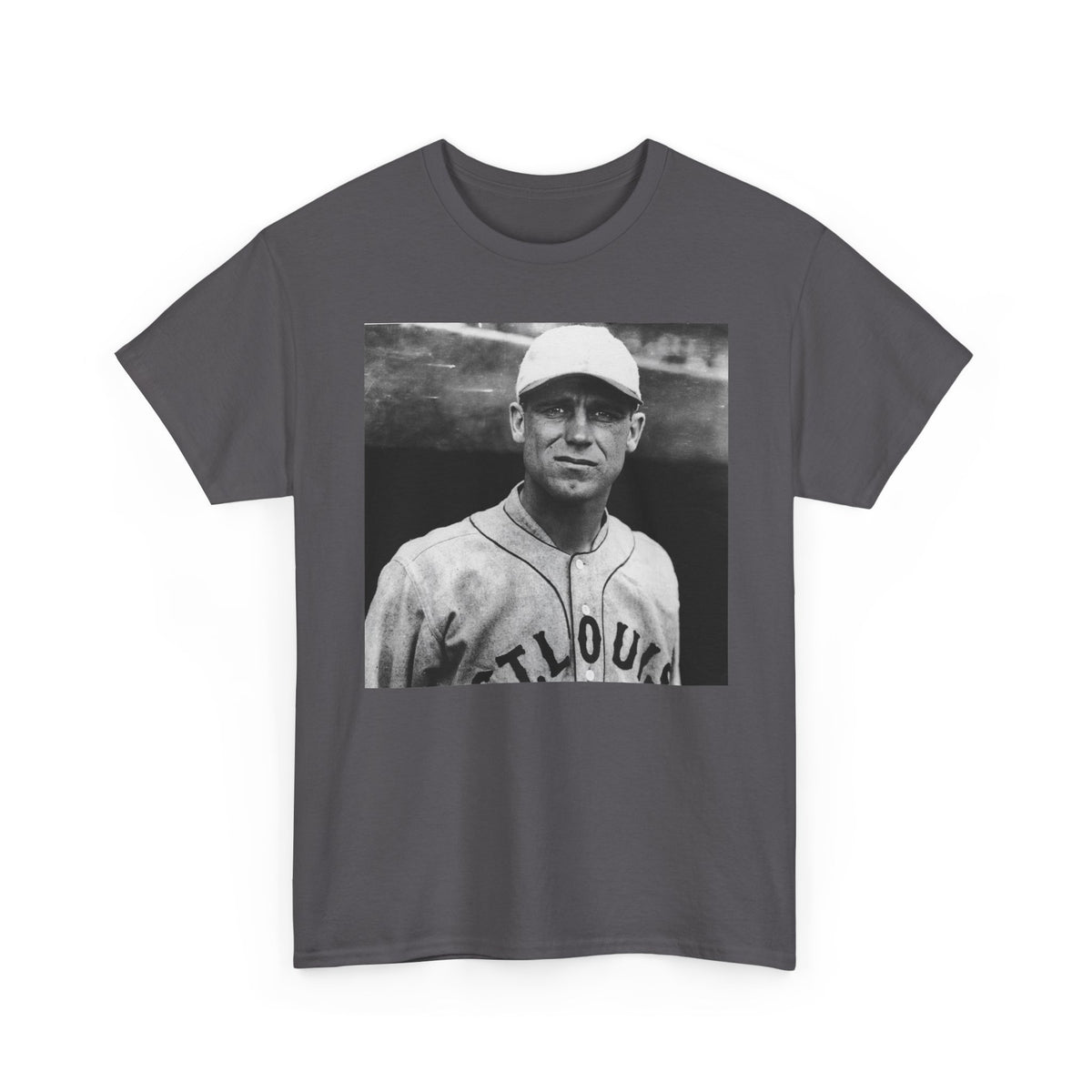 Vintage Baseball Photo Tee — St. Louis Retro Player Graphic T-Shirt