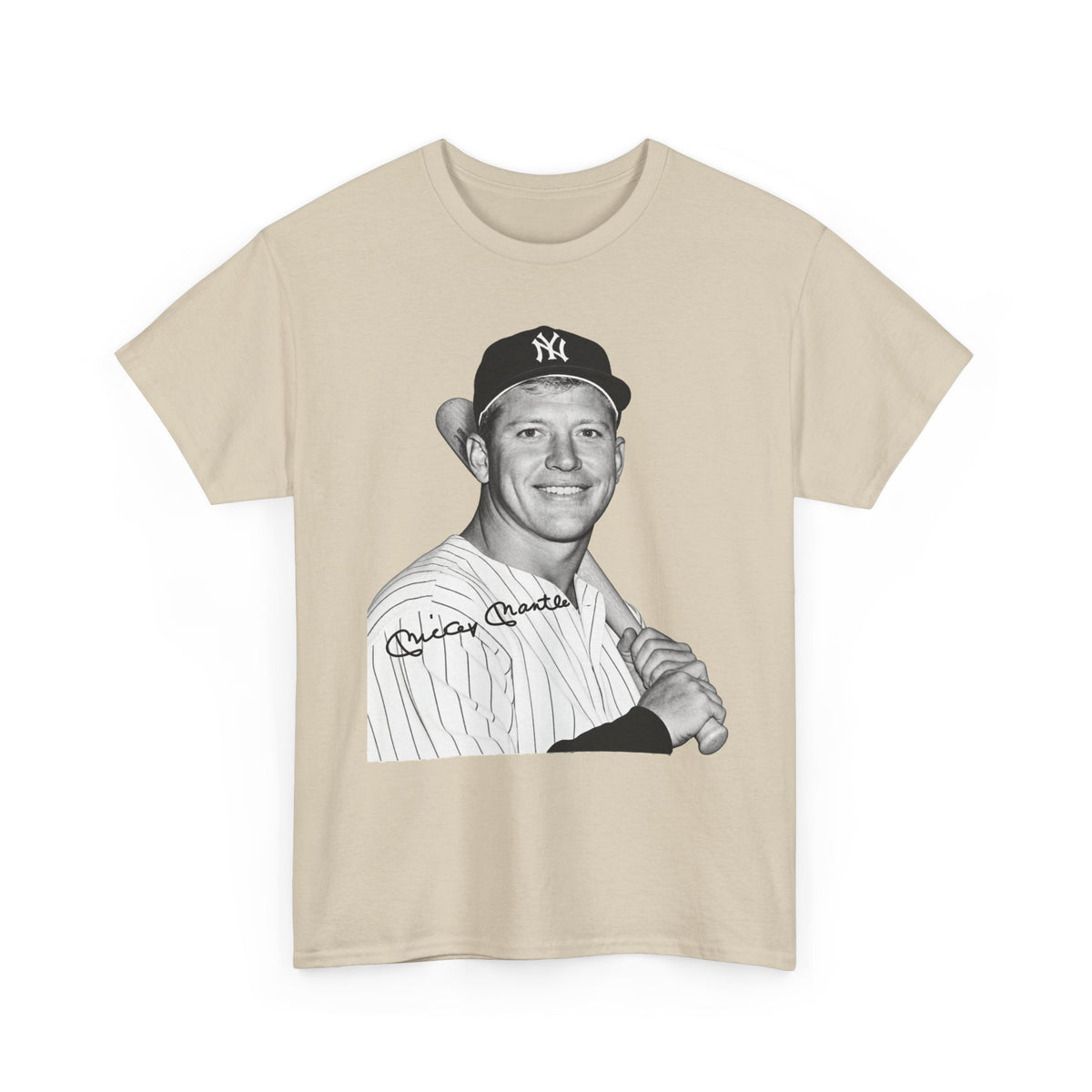 Vintage Baseball T-Shirt – Signed Roger Maris Portrait Tee
