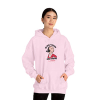 Olive’s Hair and Tanning Salon Hoodie. Vintage Olive Oyl Cartoon Graphic Pullover