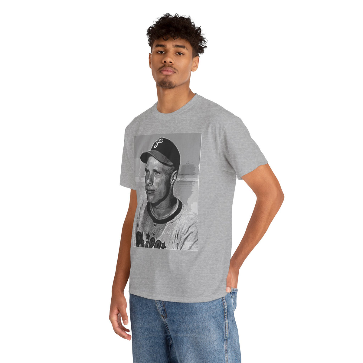 Vintage Philadelphia Phillies Baseball Photo T-Shirt – Classic Retro Fan Tee