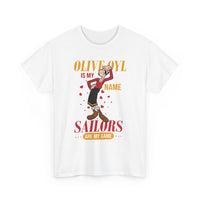 Popeye "Olive Oyl Is My Name, Sailors Are My Game" Graphic T-Shirt