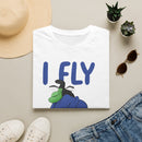 I Fly First Class T‑Shirt — Funny Travel Graphic Tee