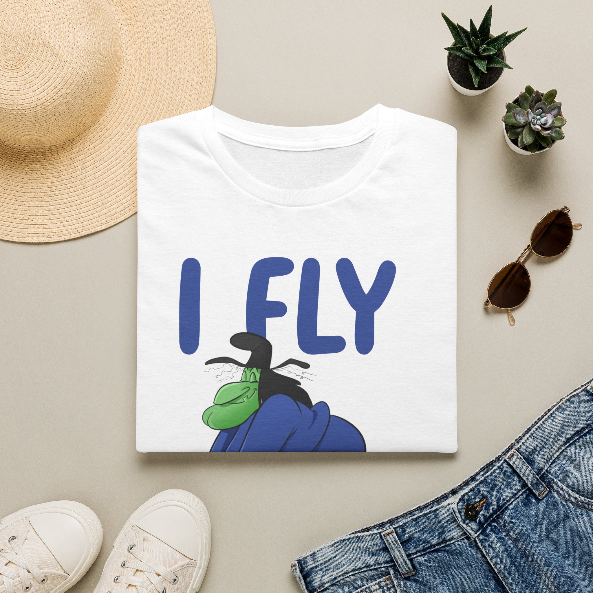 I Fly First Class T‑Shirt — Funny Travel Graphic Tee