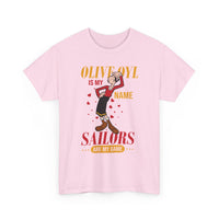 Popeye "Olive Oyl Is My Name, Sailors Are My Game" Graphic T-Shirt