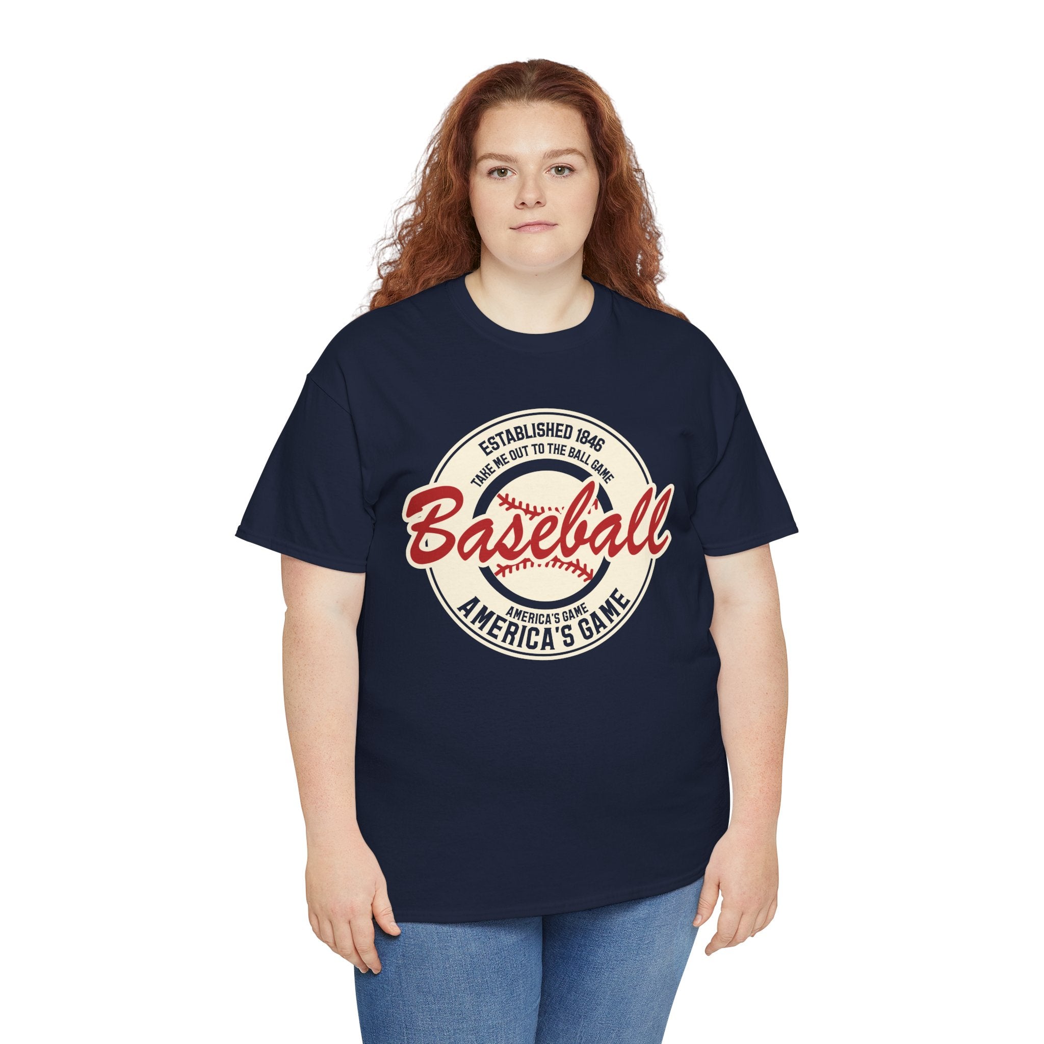 Vintage 'America's Game' Baseball T-Shirt — Retro Baseball Fan Tee