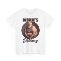 Distillery T‑Shirt — "Dickie's Distillery" Vintage Santa Illustration Tee