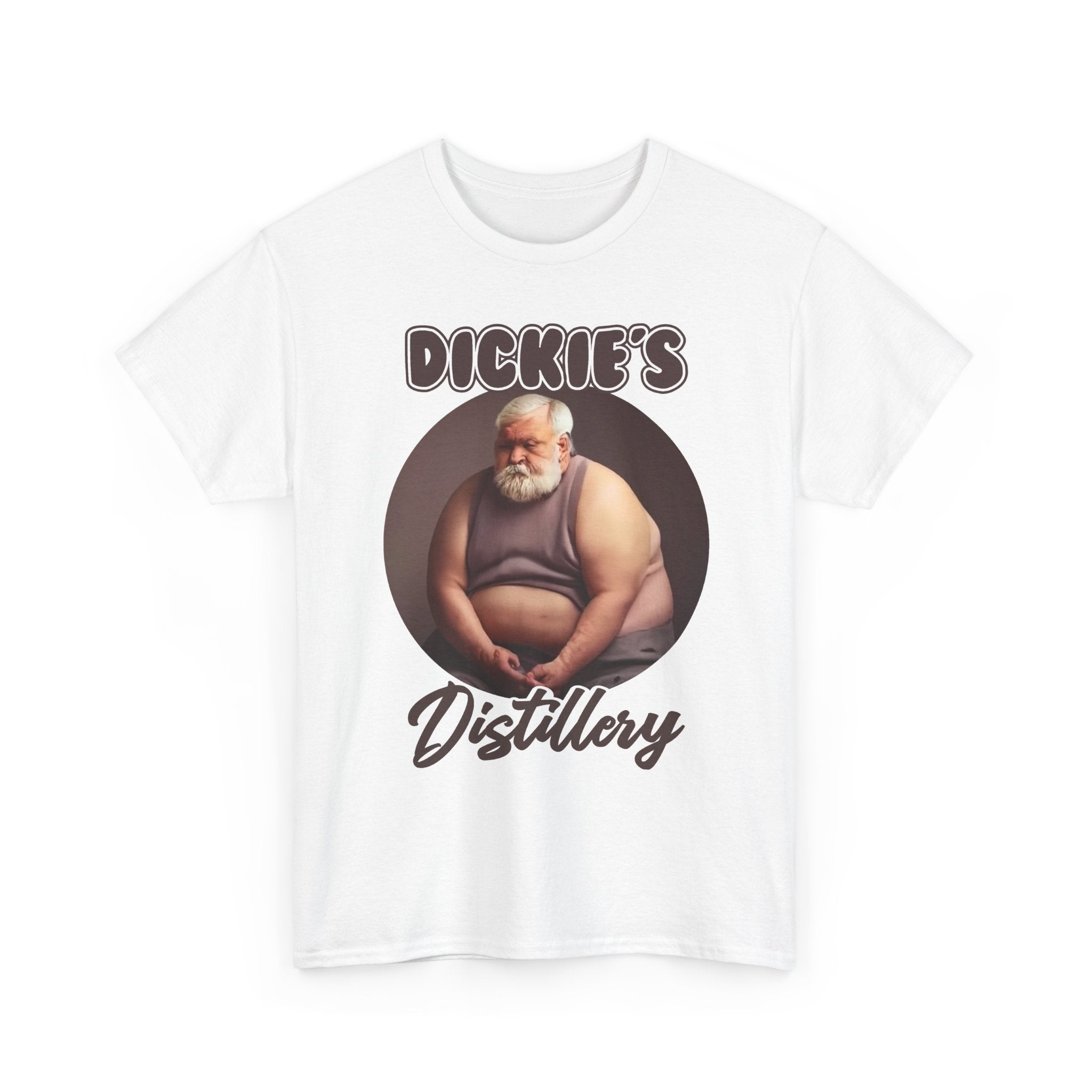 Distillery T‑Shirt — "Dickie's Distillery" Vintage Santa Illustration Tee