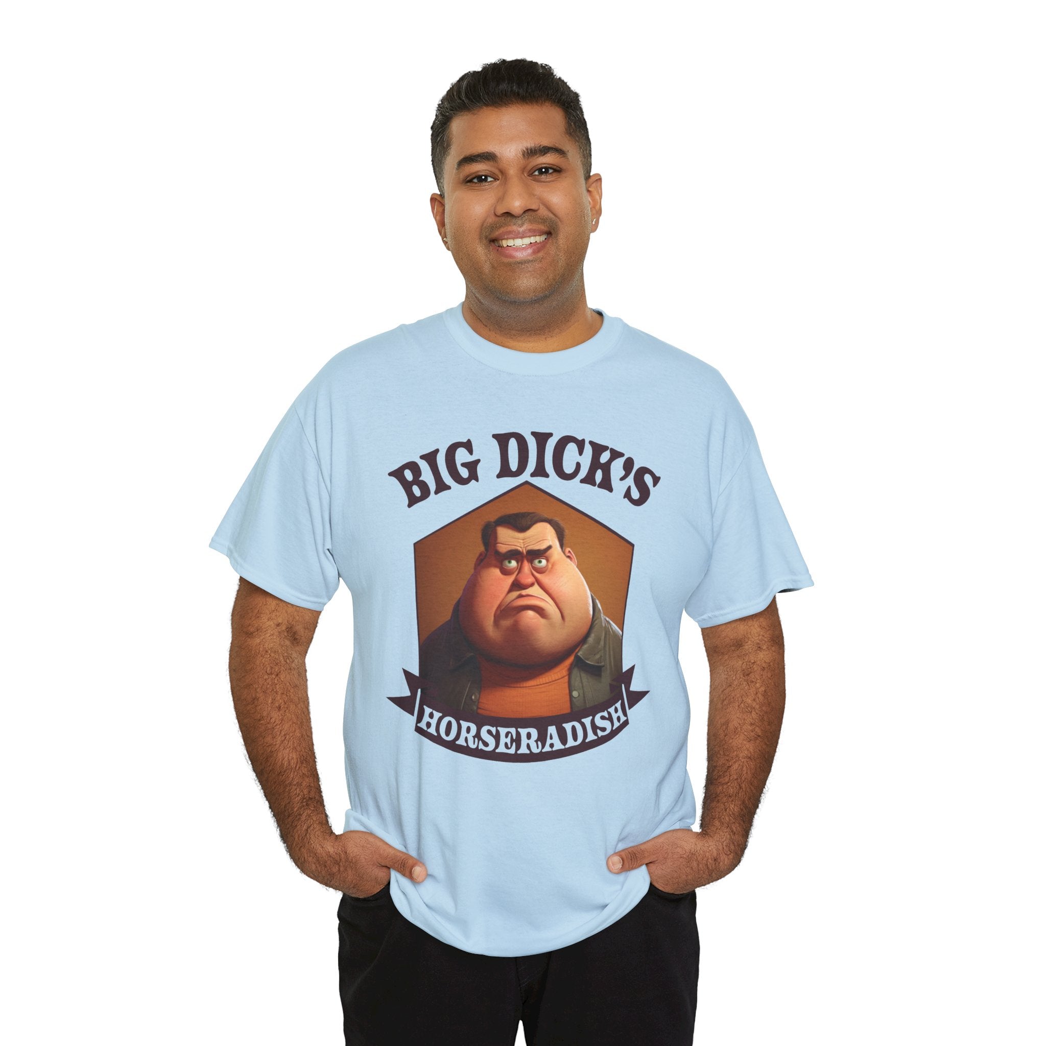 Big Dick's Horseradish T-Shirt — Funny Retro Condiment Logo Tee