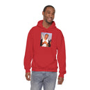 Photo Graphic Hoodie — Vintage Portrait Print Pullover