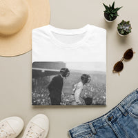 Vintage Baseball Umpire and Batter Photo T-Shirt