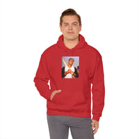 Photo Graphic Hoodie — Vintage Portrait Print Pullover