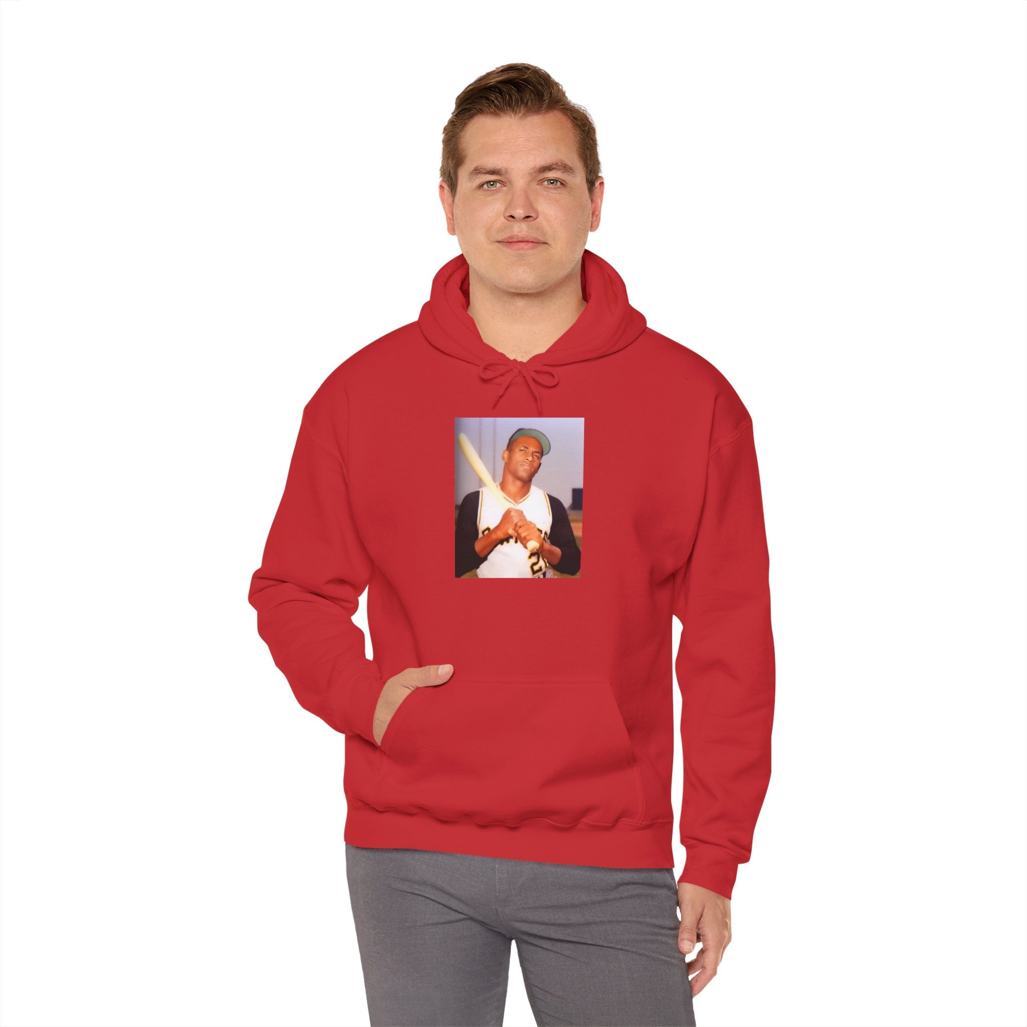 Photo Graphic Hoodie — Vintage Portrait Print Pullover
