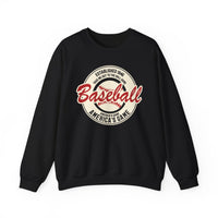 Vintage America's Game Sweatshirt - Classic Baseball Fan Crewneck