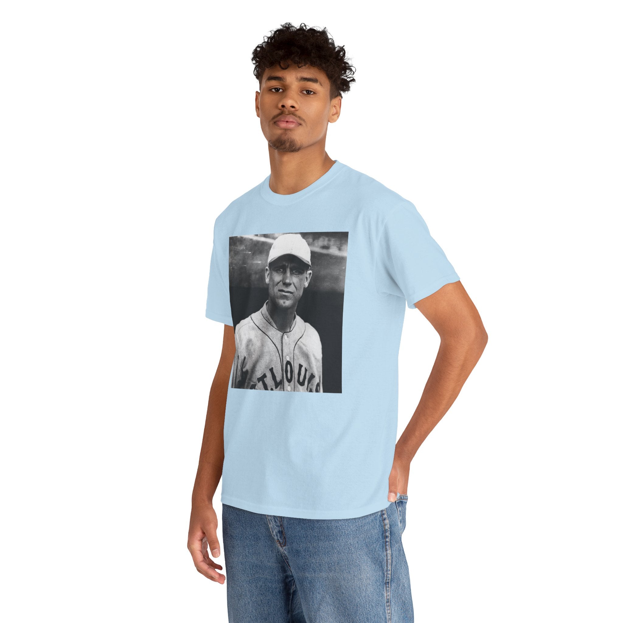 Vintage Baseball Player T-Shirt | Classic Sports Graphic Tee