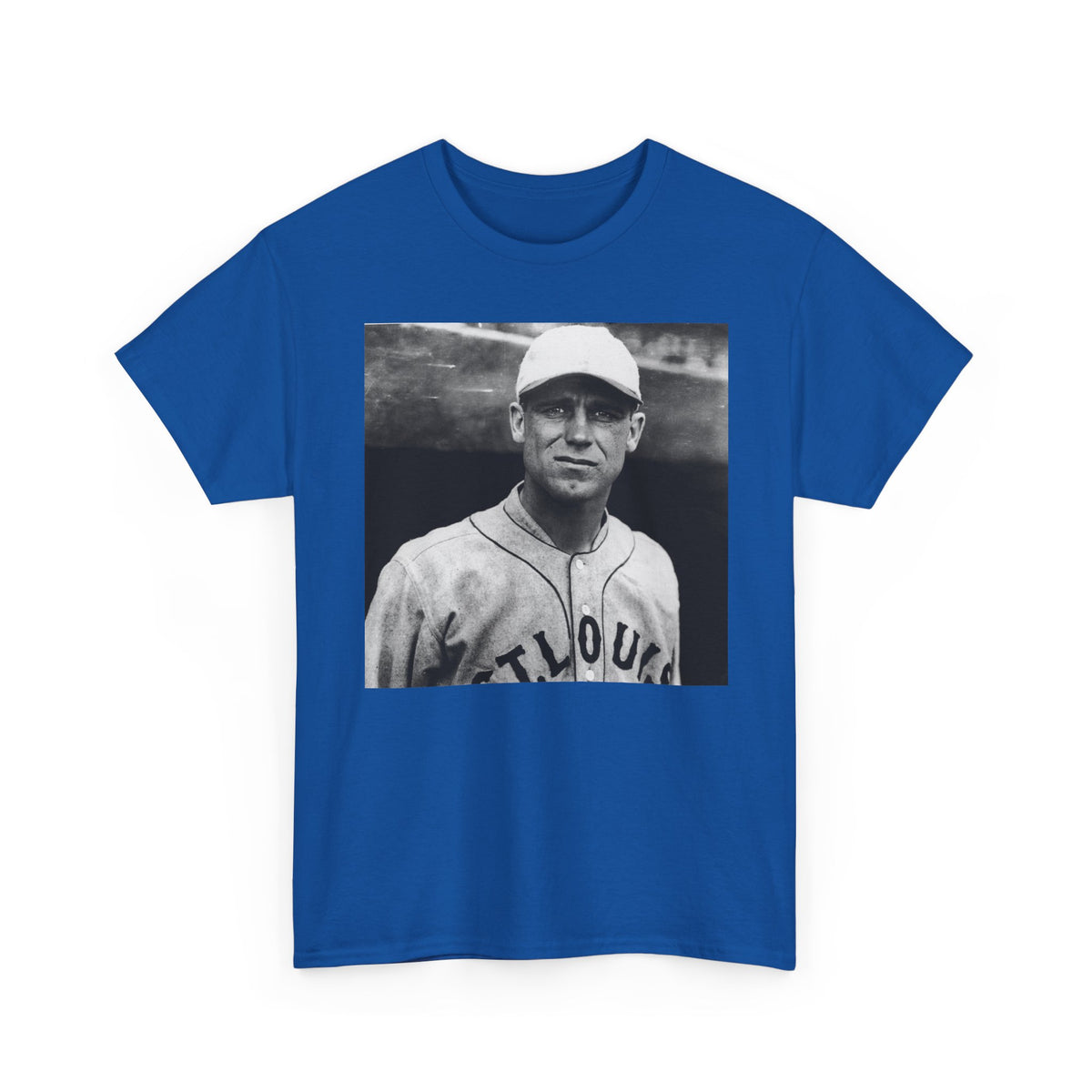 Vintage Baseball Photo Tee — St. Louis Retro Player Graphic T-Shirt