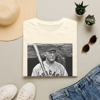 Vintage Cricket Player Photo T-Shirt — Retro Sports Tee