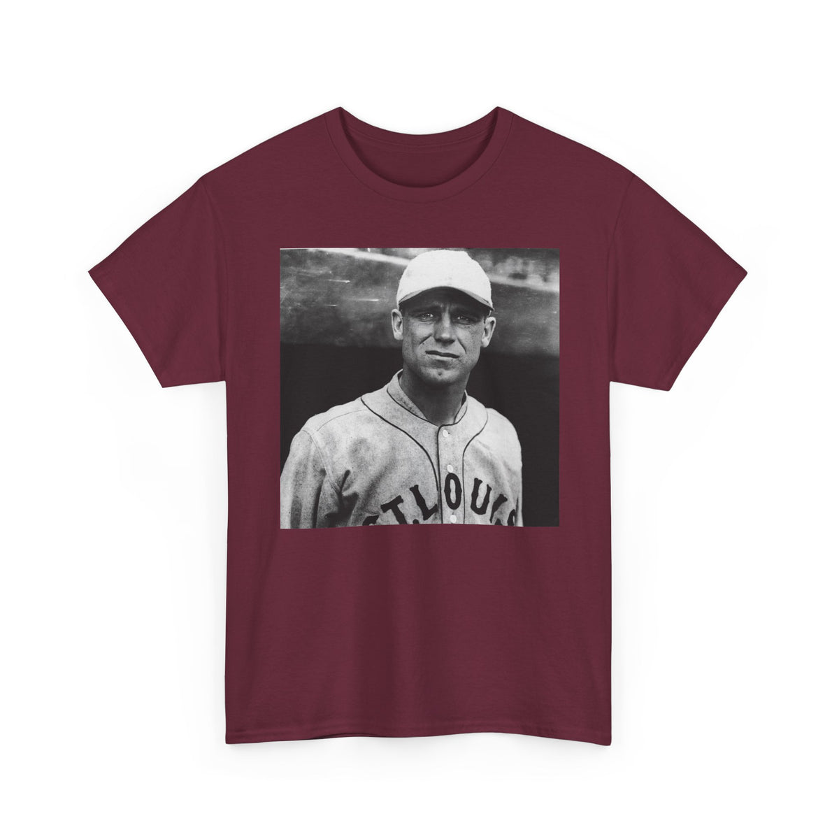 Vintage Baseball Photo Tee — St. Louis Retro Player Graphic T-Shirt